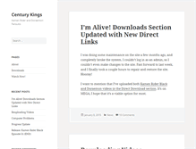 Tablet Screenshot of centurykings.com